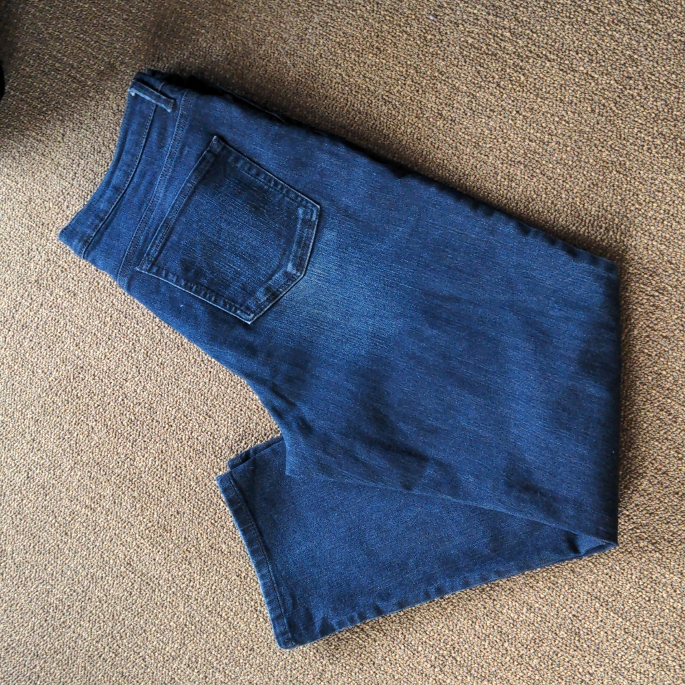 Gloria Vanderbilt AMANDA Dark Blue Straight Leg Jeans
